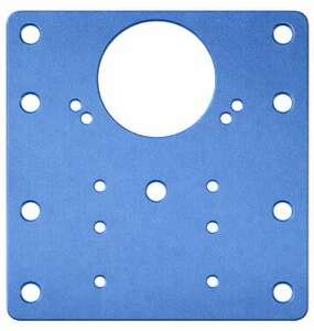 Image produit Plaque de r&eacute;paration Inox pour charni&egrave;re encastr&eacute;e - &Oslash; 35 mm