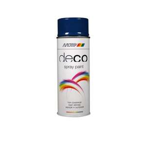 Image produit (s) Motip&reg;- Peinture D&eacute;co en Spray - Bleu Gentiane (RAL 5010) - Brillant (400 ml)
