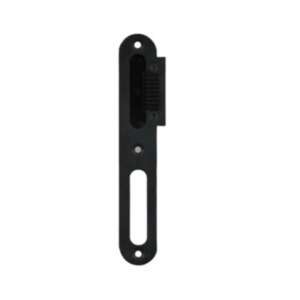 Image produit Pr&uuml;m - G&acirc;che Longue -  Noir RAL 9005 -  Din L/Pouss&eacute;e Droite + (3x vis M4 x 16 PZ noir)