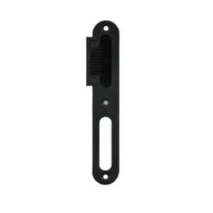 Image produit Pr&uuml;m - G&acirc;che Longue -  Noir RAL 9005 -  Din R/Pouss&eacute;e Gauche + (3x vis M4 x 16 PZ noir)