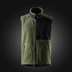 Image produit SNICKERS - Body Warmer Gilet fourrure - Noir et Vert Kaki