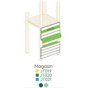 Image produit WOOD 4 LIFE - R&eacute;f. JT019 - Magasin jaune (Sur Cde, D&eacute;lai +/- 1 semaine)