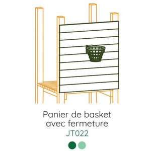 Image produit WOOD 4 LIFE - R&eacute;f. JT022 - Panier de basket (Sur Cde, D&eacute;lai +/- 1 semaine)