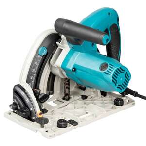 Image produit MAKITA - Scie circulaire plongeante 1300W en Makpac (220V) - SP6000J1 (+ 2x rails 1400 mm et &eacute;clipses)