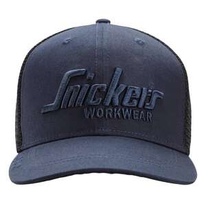 Image produit SNICKERS - Casquette Logo Brod&eacute; R&eacute;glable &agrave; l'arri&egrave;re 9001 - Navy - Taille Unique
