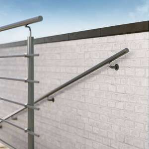 Image produit Rampe d'Escalier - Rond &Oslash; 40 mm - RAL 7016 - Mod&egrave;le Rondo (R33) Sogem - 200 & 300 cm