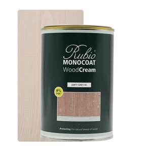 Image produit Rubio&reg; Monocoat - WoodCream - Peinture Bois Vertical - Monocouche - Dirty Grey (1 L)