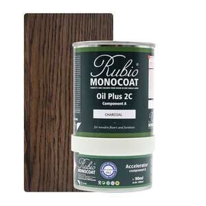 Image produit Rubio&reg; Monocoat - Oil Plus 2C (A + B) - Huile Bois Int&eacute;rieur -  Monocouche - Charcoal