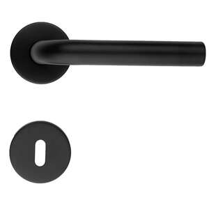 Image produit HDD - B&eacute;quille - Jive 19 mm - Noir - Rosace + Entr&eacute;e - (par paire)