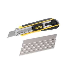 Image produit STANLEY Fatmax - Cutter, Cartouche &agrave; 6 lames - 18 mm