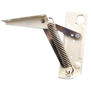 Image produit Compas &agrave; ressort pour porte levante de meuble 1 gauche / 1 droite - Blanc