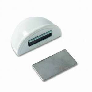 Image produit Arr&ecirc;t de porte + aimant adh&eacute;sif - Blanc