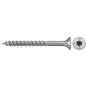 Image produit FISCHER - Vis &agrave; bois PowerFast FPF II CTP - &Oslash; 4,5 mm - INOX A2 - T&ecirc;te frais&eacute;e TX, Filetage partiel
