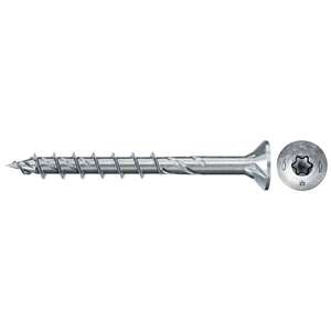 Image produit FISCHER - Vis &agrave; bois PowerFast FPF II CTP - &Oslash; 6 mm - Zingu&eacute; - T&ecirc;te frais&eacute;e TX, Filetage partiel