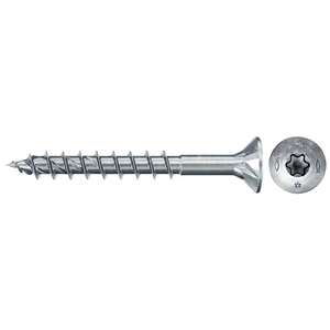 Image produit FISCHER - Vis &agrave; bois PowerFast FPF II CTP - &Oslash; 4 mm - Zingu&eacute; - T&ecirc;te frais&eacute;e TX, Filetage partiel