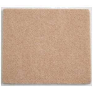 Image produit Patin - Super Feutre (50% Laine - 50% Synth&eacute;tique) - Adh&eacute;sif - Beige - 80 x 95 mm - (1 Pc)