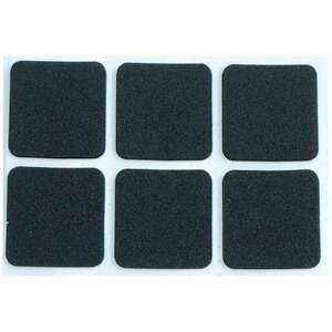 Image produit Patin antid&eacute;rapant - Caoutchouc - Noir - 30 x 30 mm - (6 Pcs)