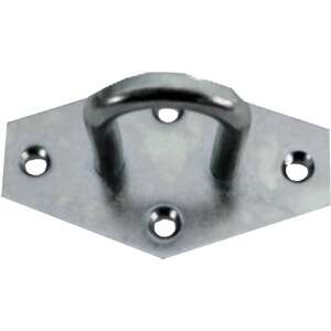 Image produit Gache &agrave; anneau - Zingu&eacute;e - 36 x 36 x 3 mm