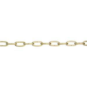 Image produit Cha&icirc;ne Horloge Laitonn&eacute;e - 5kg 1006 - 8 x 2,8 x 1,6 mm (vendu au m&egrave;tre)