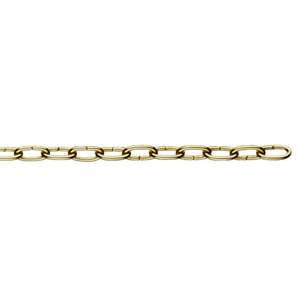 Image produit Cha&icirc;ne Horloge Laitonn&eacute;e - 4kg 1077 - 8 x 2,8 x 1,6 mm (vendu au m&egrave;tre)