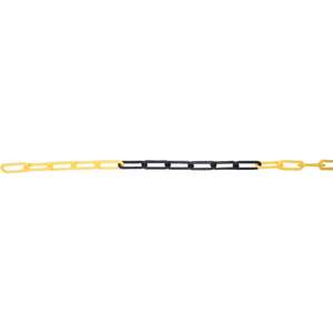 Image produit Cha&icirc;ne PVC Noir/Jaune - 1050 - 40 x 9 x 6 mm (vendu au m&egrave;tre)