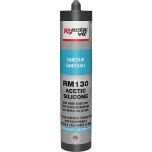 Image produit Rectavit - Recta Mastic 130 Sanitaire - Blanc ou Transparent (310 ml)