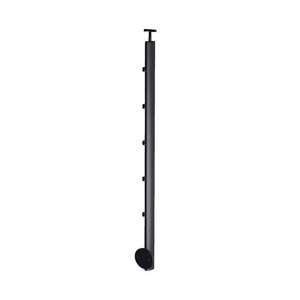 Image produit Kordo - Poteau pour Garde-corps PRESTIO - Anthracite (RAL 7016)- Pose lat&eacute;rale