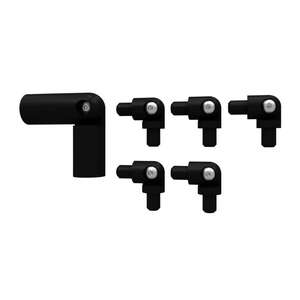Image produit Kordo - Angle variable pour Garde-corps OPALU / PRESTIO - Noir (RAL 9005) - (5 pi&egrave;ces)