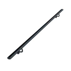 Image produit Kordo - Main courante PRESTIO (Pack) - Anthracite (RAL 7016) + 2 supports + 2 embouts - 30 x 55 mm x 2 m