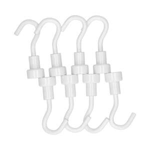 Image produit Crochet Magn&eacute;tique - Blanc - &Oslash; 10 x 33 mm - 1 Kg (8 pi&egrave;ces)