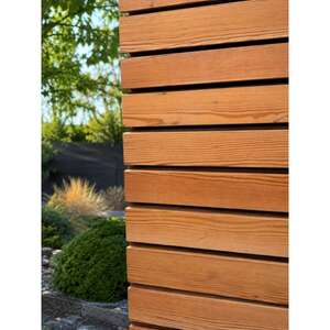 Image produit Bardage M&eacute;l&egrave;ze - Ajour&eacute; double pente - 21 x 68 mm LG