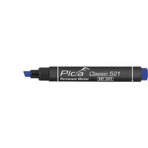 Image produit PICA - Marqueur Permanent - Pointe en Biseau - Trait de 2 &agrave; 6 mm - Bleu