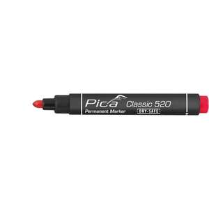 Image produit PICA - Marqueur Permanent - Pointe Ronde - Trait de 1 &agrave; 4 mm - Rouge