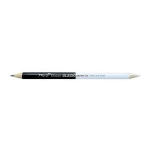 Image produit PICA - Crayon Blanc / Noir - 23 cm - (1 pi&egrave;ce)