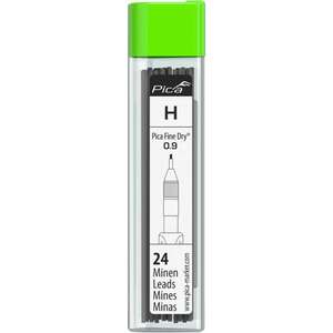 Image produit PICA - Recharge (Fine DRY) - &Oslash; 0,9 x 60 mm - Graphite H - (24 mines)