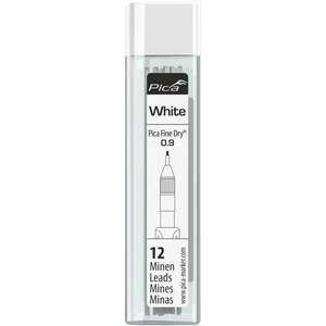 Image produit PICA - Recharge (Fine DRY) - &Oslash; 0,9 x 60 mm - Blanc - (12 mines)