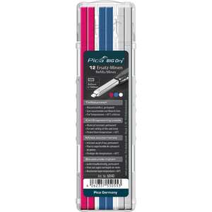 Image produit PICA - Recharge (Big DRY) Permanent - Rose (4x) / Bleu (4x) / Blanc (4x) - (12 mines)