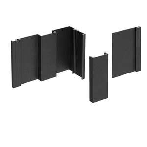 Image produit Cladix > Pack 5 - Ensemble Corner Inside - RAL9005 - Lg. 3,005 m