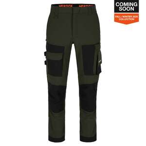 Image produit HEROCK&reg; - Pantalon technique slim FARO - Kaki fonc&eacute;/ Noir