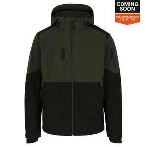 Image produit HEROCK&reg; - Veste softshell technique 3 couches RAGNAR - Kaki fonc&eacute;/ Noir