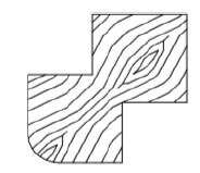 Image produit Profil d'angle 16 mm (M 6754) pour Bardage Thermowood - 40 x 40 mm (prix au m&egrave;tre)