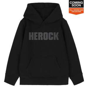 Image produit HEROCK&reg; - Sweat &agrave; capuche signature avec logo - pour enfant - NOIR