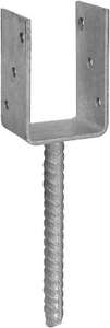 Image produit Socle de Poteau &agrave; b&eacute;tonner - Pour Poteau 70 & 90 mm - Acier Galvanis&eacute;