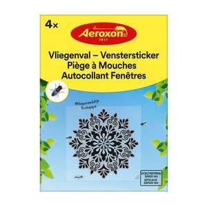 Image produit Aeroxon - Pi&egrave;ges &agrave; Mouches Autocollants Fen&ecirc;tres - (4 pcs)