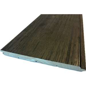 Image produit IKIWOOD - Lambris Int&eacute;rieur - Bross&eacute; Laqu&eacute; Noir - Paulownia (A/B) - 12 x 155 x 2440 mm (2.91m&sup2;)