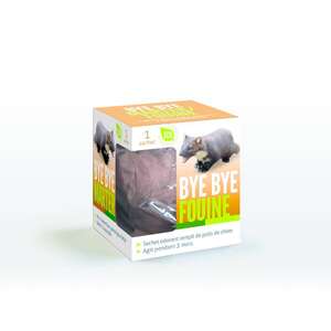 Image produit BSI - Bye Bye Fouine - Sachet avec Poils de chiens - Agit pendant 3 mois