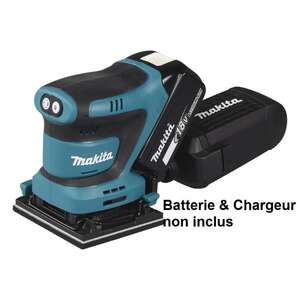 Image produit MAKITA - Ponceuse vibrante semelle triangulaire en Makpak (18V LXT&reg;) - DB0480Z