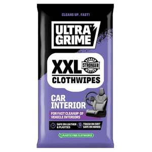 Image produit Lingettes 'Ultragrime' pour Int&eacute;rieur Voiture - (20 pi&egrave;ces)